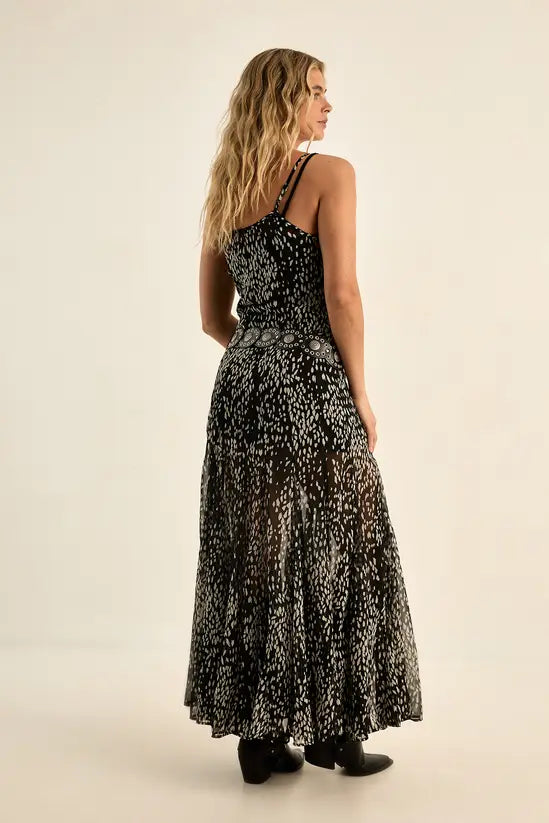 LANECHIC   Hem Strappy Festival Maxi Dress